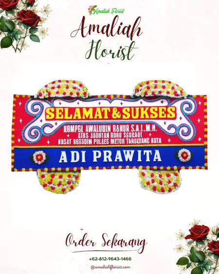 Papan Bunga Ucapan Selamat Sambongbangi